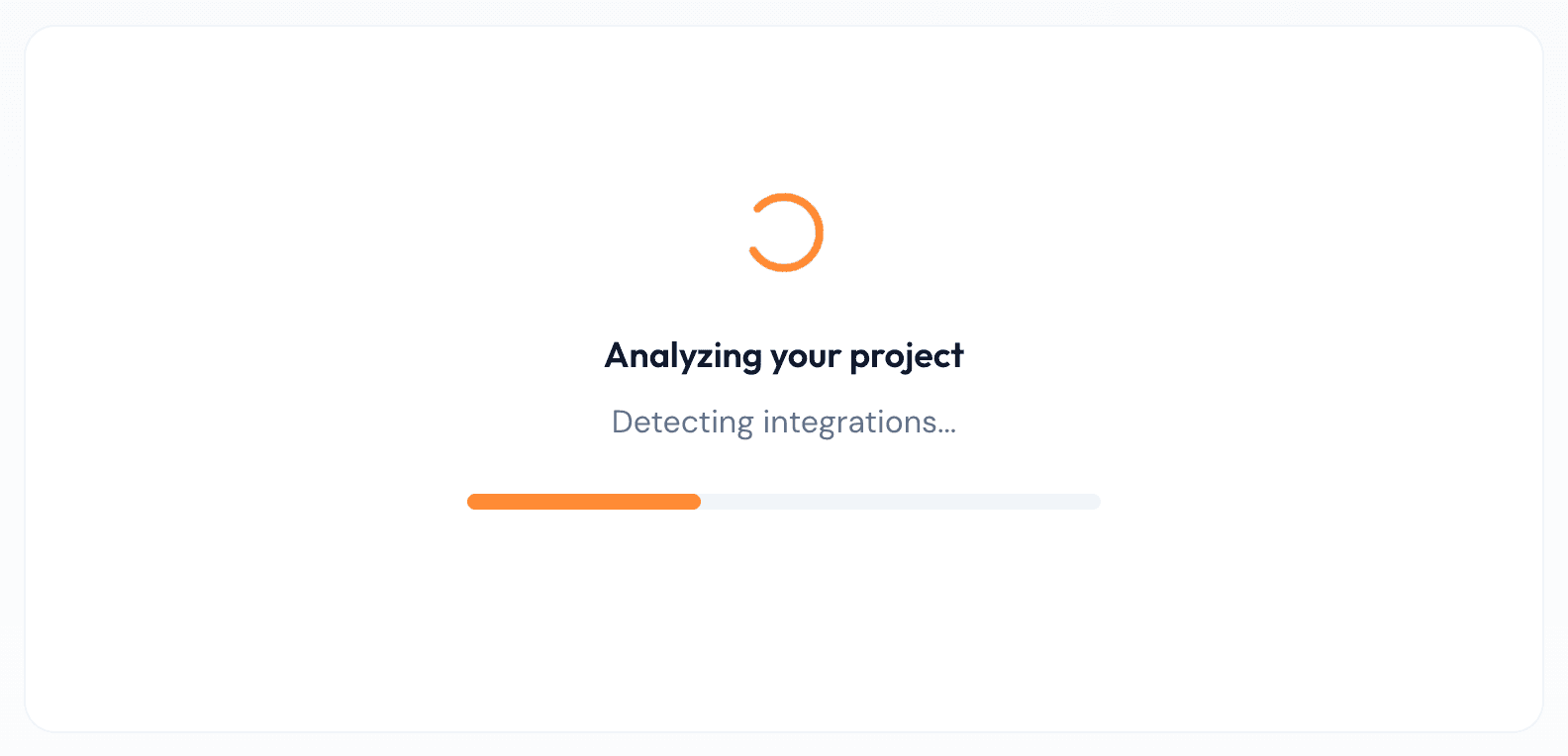 The real Analyze Your App screen